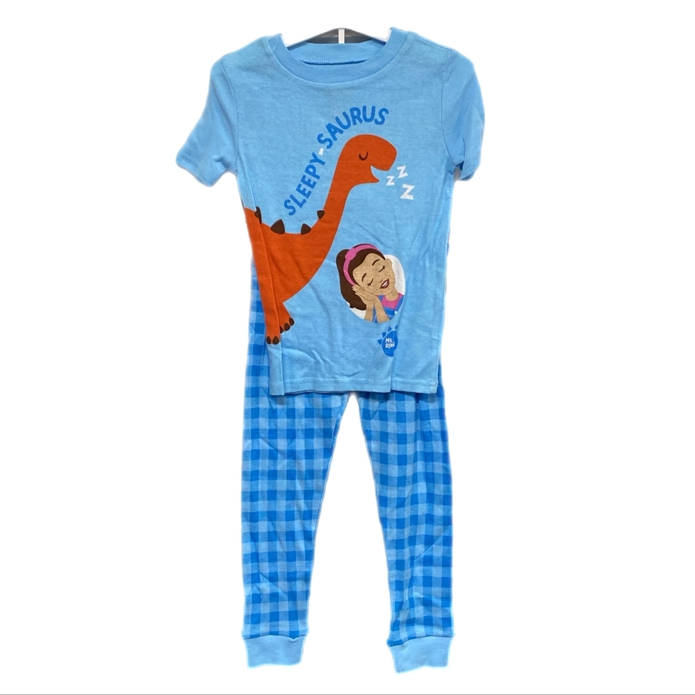Ms Rachel 4 Piece Pajama Sets SLEEP-SAURUS / DINOSAURS, Size 2T Or 5T, NWT